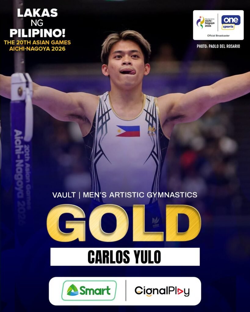 Carlos Yulo on his Gold achievement in the Men's Artistic Gymnastics 